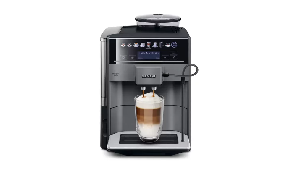 Beste volautomaat koffiemachine 2022 Siemens EQ.6 bonenmachine met cappuccino